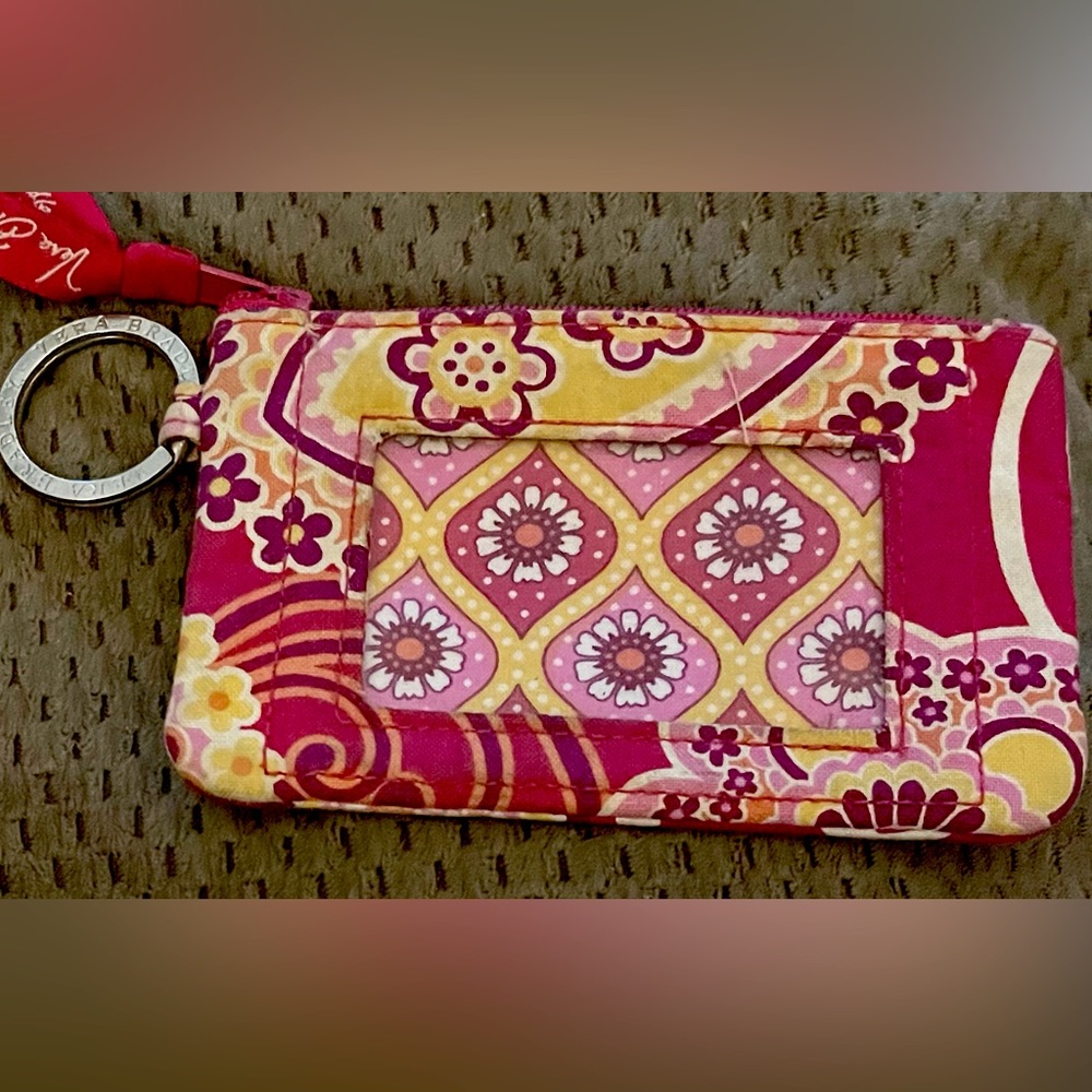 Vera Bradley Zip ID purse in a pretty floral pattern